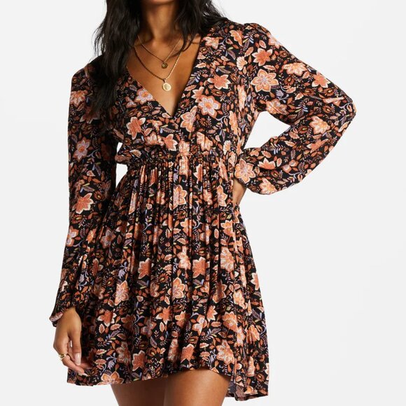 Billabong Dresses & Skirts - NWT New Billabong Women's Sweetest Dream Mini Dress Small S 8 Cute Floral Soft